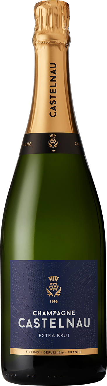 Packshot Champagne Castelnau Extra Brut