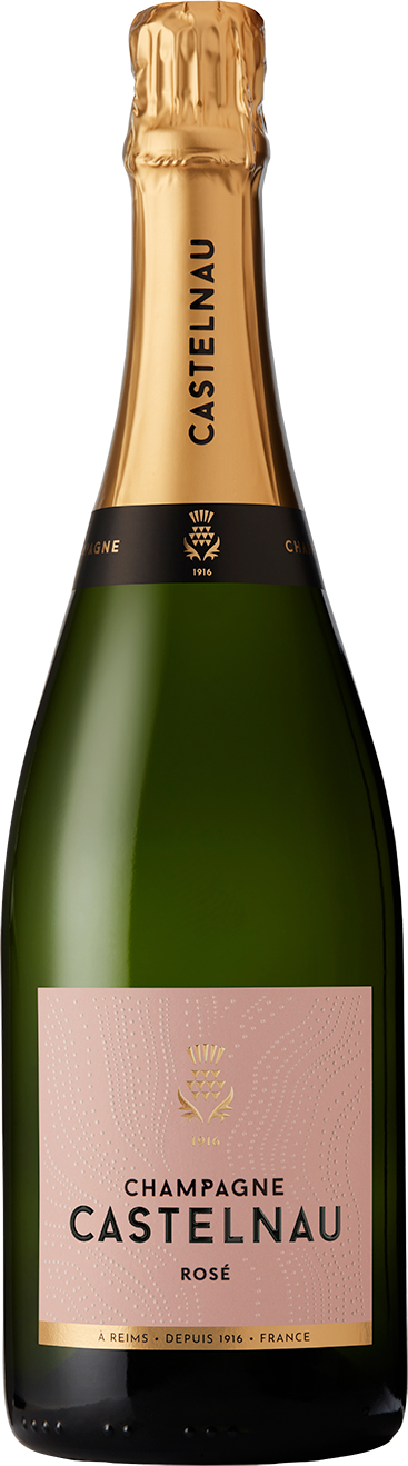 Packshot Champagne Castelnau Rosé